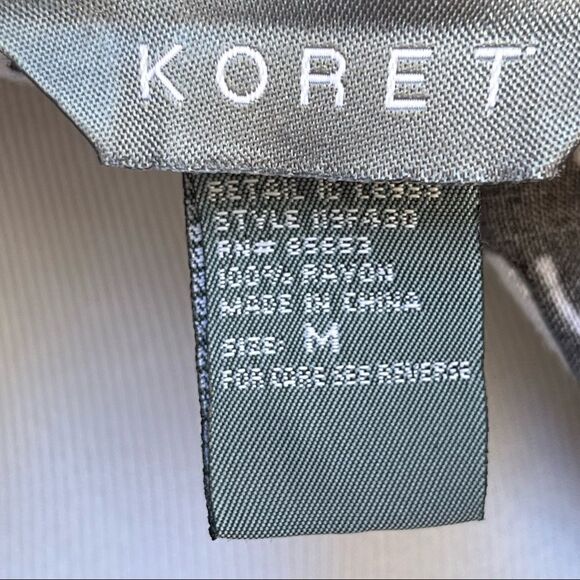 Vintage 80s 90d Koret novelty tribal kitschy print black and white button down M - Picture 6 of 6